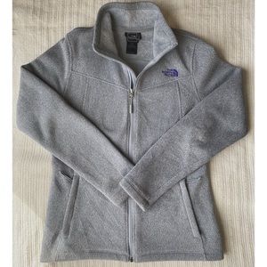 The North Face Women's Medium Grey Heather Sweater Fleece Jacket